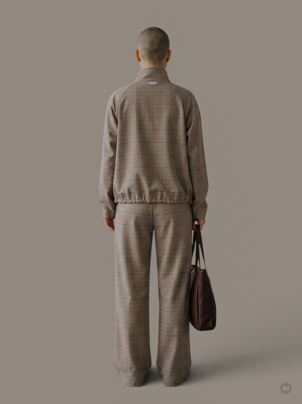Jacke "Gertrud" Woll-Glencheck
