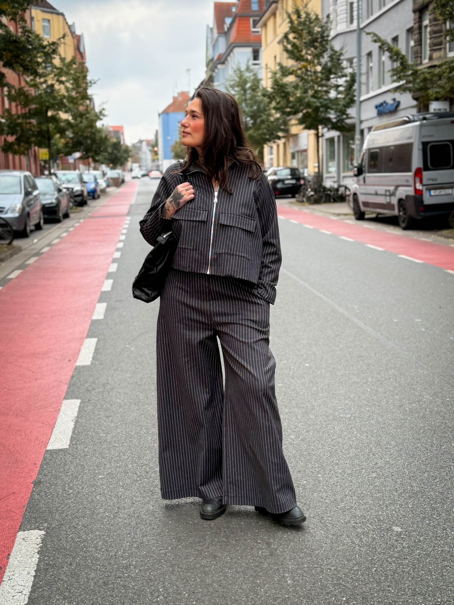 Hose „Marlene“ Nadelstreifen