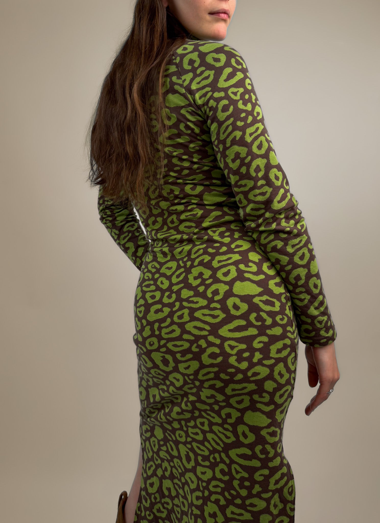 Slit Kleid "Mia" Langarm