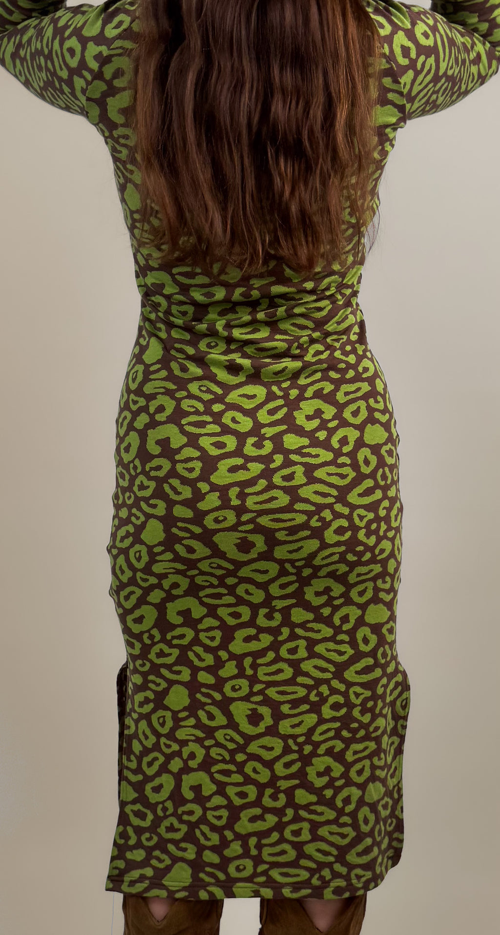 Slit Kleid "Mia" Langarm